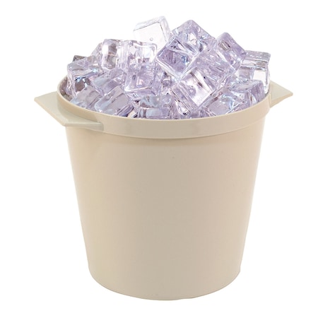 Hapco-Elmar R1000SAND-Essential 3 Qt. Round Ice Bucket W/ Handles, Sand, PK 36 R1000SAND